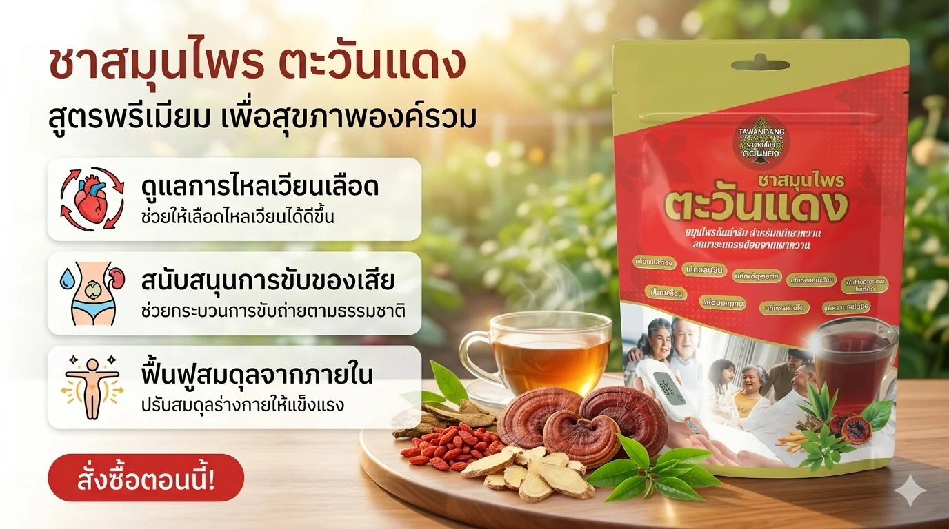 ชาสมุนไพรตะวันแดง